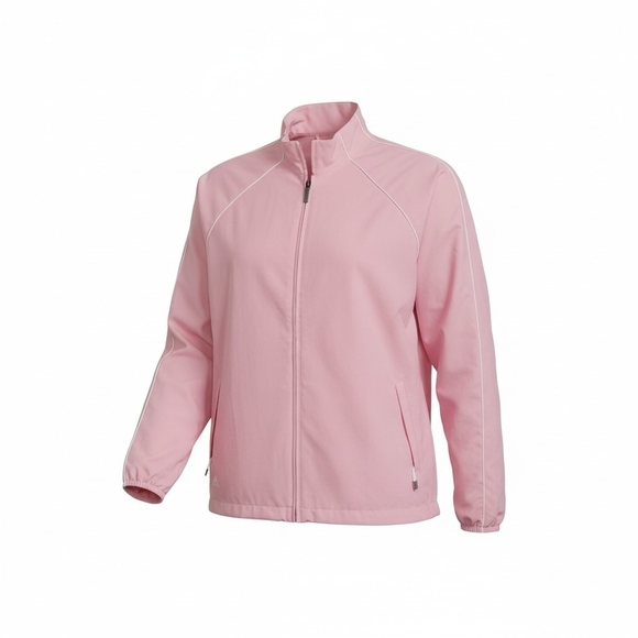 adidas Jackets & Blazers - Adidas Women's Light Pink Bomber Windbreaker Jacket